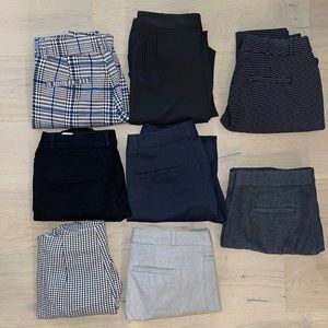 BR/Express size 2/4 work pant bundle